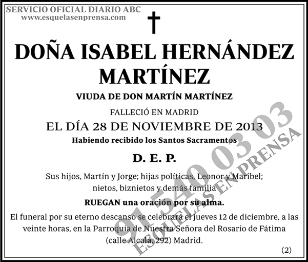 Isabel Hernández Martínez